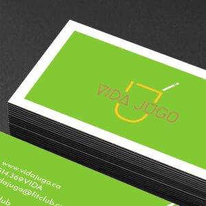 vida jugo business card sneak peak