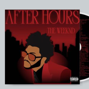 sneak peak The Weeknd vinyl album illustration